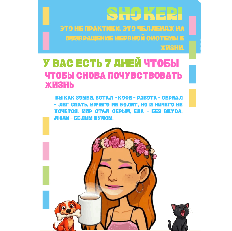 Гайд "7 Дней, чтобы снова почувствовать жизнь" от shokeri.life
