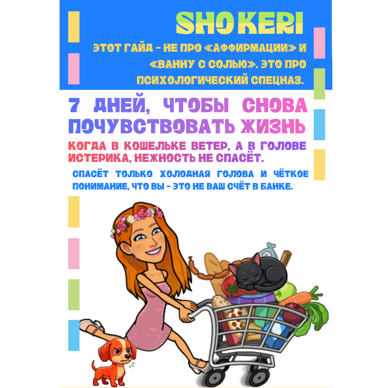 Железобетонное спокойствие за 7 дней: «Гайд по психологии отсутствия денег»